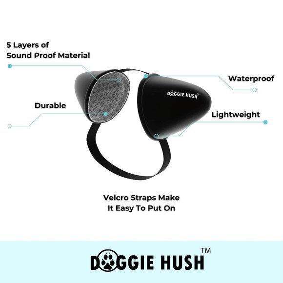 Doggie Hush Headphones - size small - Picture 3 of 3